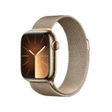 AppleWatch S9 Edelstahl Cellular 45mm Gold (milanaise gold) MRMU3QF/A