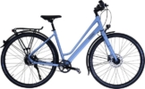 HAWK Bikes Trekkingrad HAWK Trekking Lady Super Deluxe Skye blue, 8 Gang Shimano Nexus Schaltwerk, für Damen und Herren