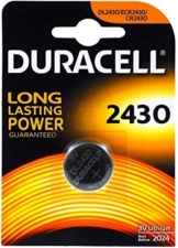 Duracell Lithium 2430, 1 Stück Knopfzellenbatterie